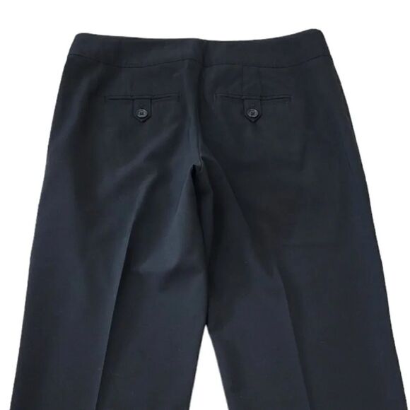 White House Black Market Legacy Stretch Crop Length Capri Trousers in Black 2R - Picture 3 of 8